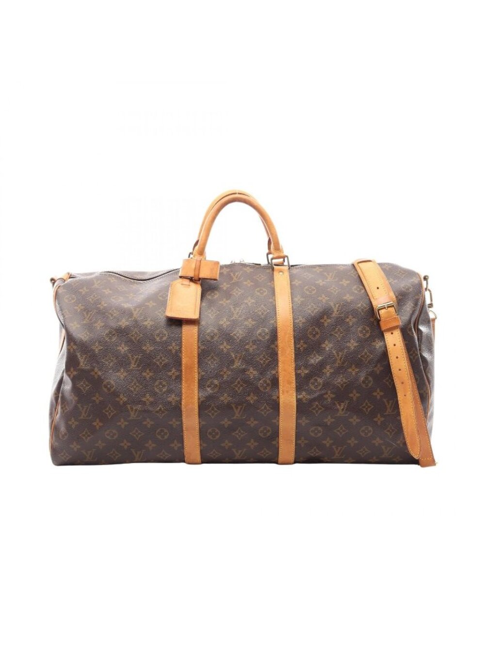 Louis Vuitton Boston Bag Keepall Bandouliere 60 Monogram Leather 60